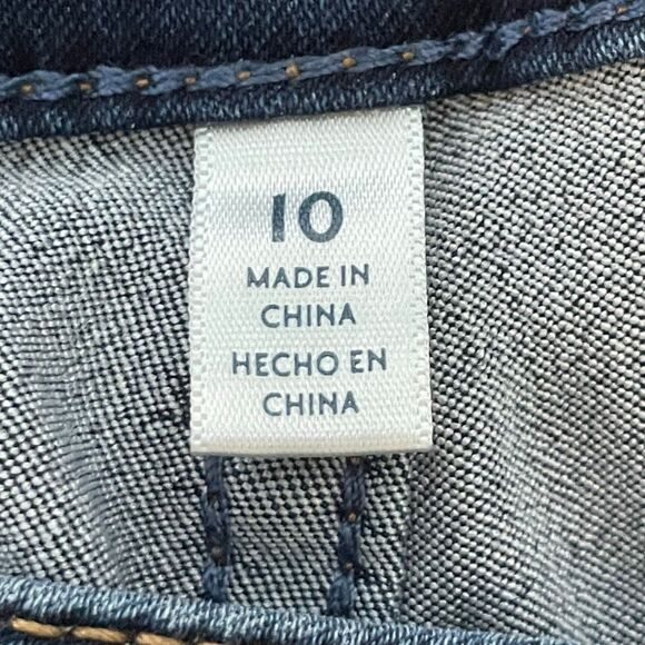 Seven7 Jeans Blue Booty Shaper High Rise Legging Dark Wash Denim Size 10 - Picture 8 of 11